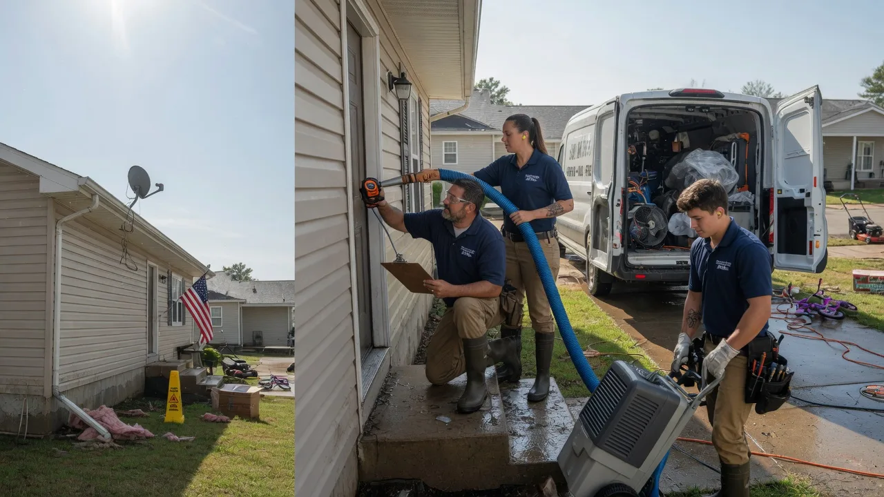 Ceiling Water Damage Restoration in Waterford, OH near me
